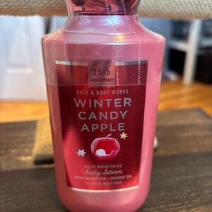 Bath & Body Works Winter Candy Apple Body Lotion - Red